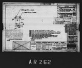 Manufacturer's drawing for North American Aviation B-25 Mitchell Bomber. Drawing number 98-51156