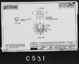 Manufacturer's drawing for Lockheed Corporation P-38 Lightning. Drawing number 198877
