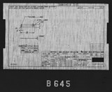 Manufacturer's drawing for North American Aviation B-25 Mitchell Bomber. Drawing number 108-54210