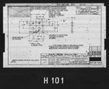 Manufacturer's drawing for North American Aviation B-25 Mitchell Bomber. Drawing number 98-58158