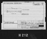 Manufacturer's drawing for North American Aviation B-25 Mitchell Bomber. Drawing number 98-58809