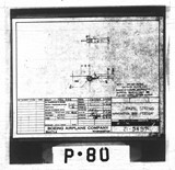 Manufacturer's drawing for Boeing Aircraft Corporation B-17 Flying Fortress. Drawing number 21-5497