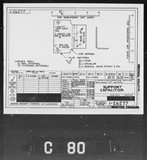 Manufacturer's drawing for Boeing Aircraft Corporation B-17 Flying Fortress. Drawing number 1-26277