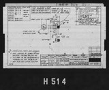 Manufacturer's drawing for North American Aviation B-25 Mitchell Bomber. Drawing number 98-62507