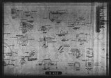 Manufacturer's drawing for North American Aviation B-25 Mitchell Bomber. Drawing number 108-00012