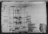 Manufacturer's drawing for North American Aviation B-25 Mitchell Bomber. Drawing number 98-61101