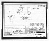 Manufacturer's drawing for Boeing Aircraft Corporation B-17 Flying Fortress. Drawing number 1-13697