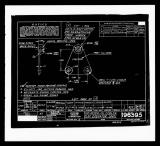 Manufacturer's drawing for Lockheed Corporation P-38 Lightning. Drawing number 196395