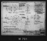 Manufacturer's drawing for North American Aviation B-25 Mitchell Bomber. Drawing number 98-61155
