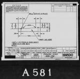 Manufacturer's drawing for Lockheed Corporation P-38 Lightning. Drawing number 199530