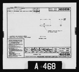Manufacturer's drawing for Packard Packard Merlin V-1650. Drawing number 620539