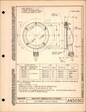 Manufacturer's drawing for Generic Parts - Aviation Standards. Drawing number an3030