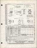 Manufacturer's drawing for Generic Parts - Aviation Standards. Drawing number an3027