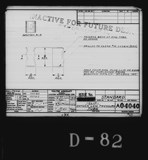 Manufacturer's drawing for Vultee Aircraft Corporation BT-13 Valiant. Drawing number A04040