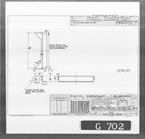 Manufacturer's drawing for Bell Aircraft P-39 Airacobra. Drawing number 33-741-071