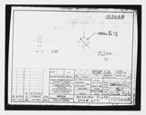 Manufacturer's drawing for Beechcraft AT-10 Wichita - Private. Drawing number 103669