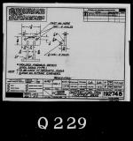 Manufacturer's drawing for Lockheed Corporation P-38 Lightning. Drawing number 192748