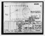 Manufacturer's drawing for Beechcraft AT-10 Wichita - Private. Drawing number 105085