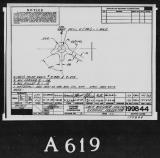 Manufacturer's drawing for Lockheed Corporation P-38 Lightning. Drawing number 199844