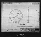 Manufacturer's drawing for North American Aviation B-25 Mitchell Bomber. Drawing number 98-61655
