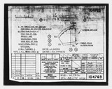 Manufacturer's drawing for Beechcraft AT-10 Wichita - Private. Drawing number 104769