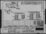 Manufacturer's drawing for North American Aviation B-25 Mitchell Bomber. Drawing number 62A-53926