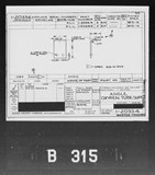 Manufacturer's drawing for Boeing Aircraft Corporation B-17 Flying Fortress. Drawing number 1-20334