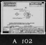 Manufacturer's drawing for Lockheed Corporation P-38 Lightning. Drawing number 190772