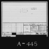 Manufacturer's drawing for Vultee Aircraft Corporation BT-13 Valiant. Drawing number 74-78129