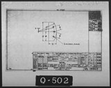 Manufacturer's drawing for Chance Vought F4U Corsair. Drawing number 19907
