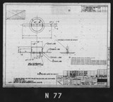 Manufacturer's drawing for North American Aviation B-25 Mitchell Bomber. Drawing number 98-72107