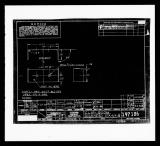 Manufacturer's drawing for Lockheed Corporation P-38 Lightning. Drawing number 197186