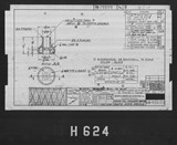 Manufacturer's drawing for North American Aviation B-25 Mitchell Bomber. Drawing number 98-735173