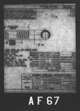 Manufacturer's drawing for North American Aviation B-25 Mitchell Bomber. Drawing number 98-58296