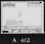 Manufacturer's drawing for Lockheed Corporation P-38 Lightning. Drawing number 196621