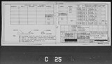 Manufacturer's drawing for Boeing Aircraft Corporation B-17 Flying Fortress. Drawing number 1-25489