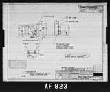 Manufacturer's drawing for North American Aviation B-25 Mitchell Bomber. Drawing number 98-73284