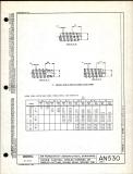 Manufacturer's drawing for Generic Parts - Aviation Standards. Drawing number an530
