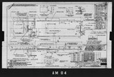 Manufacturer's drawing for North American Aviation B-25 Mitchell Bomber. Drawing number 98-735110