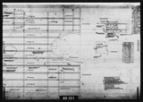 Manufacturer's drawing for North American Aviation B-25 Mitchell Bomber. Drawing number 108-31106