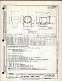 Manufacturer's drawing for Generic Parts - Aviation Standards. Drawing number an938