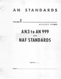 Manufacturer's drawing for Generic Parts - Aviation General Manuals. Drawing number AN STANDARDS 1
