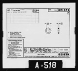 Manufacturer's drawing for Packard Packard Merlin V-1650. Drawing number 621839
