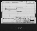 Manufacturer's drawing for North American Aviation B-25 Mitchell Bomber. Drawing number 98-58851