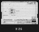 Manufacturer's drawing for North American Aviation B-25 Mitchell Bomber. Drawing number 98-54119