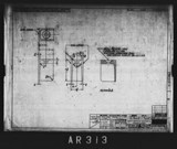 Manufacturer's drawing for North American Aviation B-25 Mitchell Bomber. Drawing number 98-55076