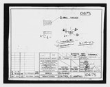 Manufacturer's drawing for Beechcraft AT-10 Wichita - Private. Drawing number 104175