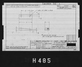 Manufacturer's drawing for North American Aviation B-25 Mitchell Bomber. Drawing number 98-616134