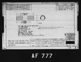 Manufacturer's drawing for North American Aviation B-25 Mitchell Bomber. Drawing number 99-58474