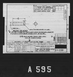 Manufacturer's drawing for North American Aviation B-25 Mitchell Bomber. Drawing number 62A-33664